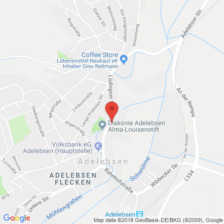 Position der Autogas-Tankstelle: Classic Adelebsen in 37139, Adelebsen