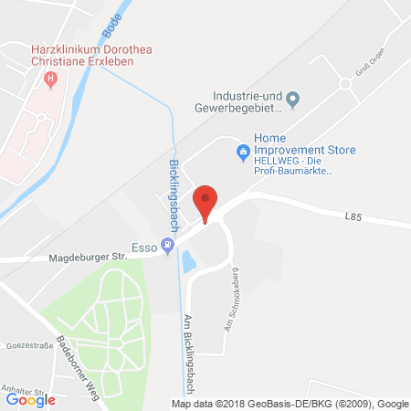 Position der Autogas-Tankstelle: Kötzing Sb-tankstelle in 06484, Quedlinburg