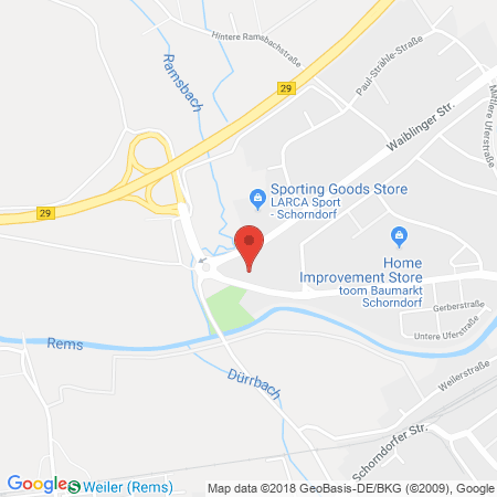 Standort der Tankstelle: TotalEnergies Tankstelle in 73614, Schorndorf