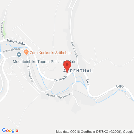 Position der Autogas-Tankstelle: Classic Elmstein in 67471, Elmstein