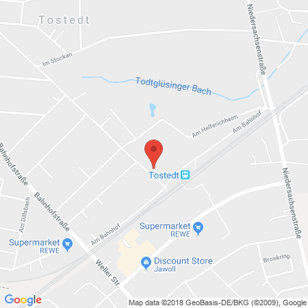 Standort der Tankstelle: Raiffeisen Tankstelle in 21255, Tostedt
