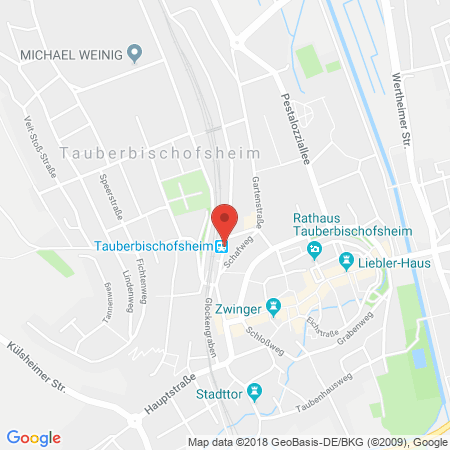 Standort der Tankstelle: ZG Raiffeisen Energie Tankstelle in 97941, Tauberbischofsheim