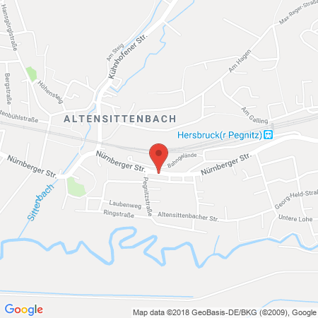 Position der Autogas-Tankstelle: Shell Tankstelle in 91217, Hersbruck