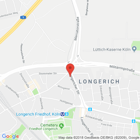 Standort der Tankstelle: ARAL Tankstelle in 50739, Köln