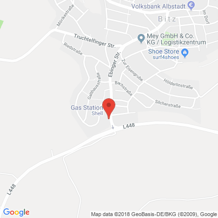 Standort der Tankstelle: Shell Tankstelle in 72475, Bitz
