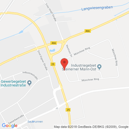 Position der Autogas-Tankstelle: Agip Tankstelle in 86720, Nördlingen