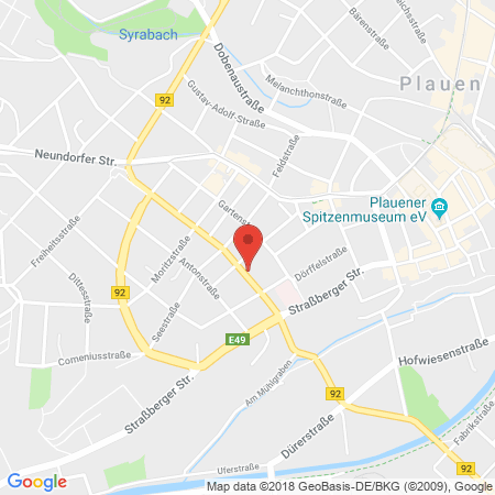 Standort der Tankstelle: STAR Tankstelle in 08523, Plauen