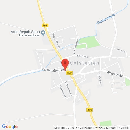 Standort der Tankstelle: Agip Tankstelle in 93349, Mindelstetten