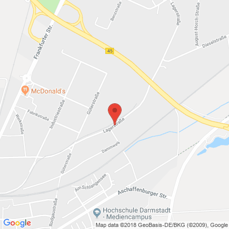 Position der Autogas-Tankstelle: Automobile Service Center Kaya (ASK) in 64807, Dieburg