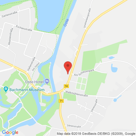 Position der Autogas-Tankstelle: Stader Saatzucht Eg Tankstelle Bremervörde in 27432, Bremervörde