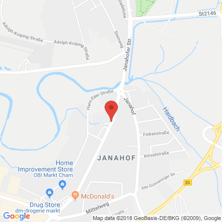 Standort der Tankstelle: AVIA Tankstelle in 93413, Cham