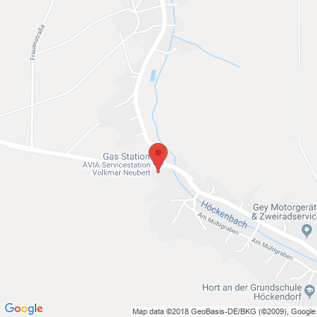 Position der Autogas-Tankstelle: AVIA Tankstelle in 01774, Klingenberg-ruppendorf