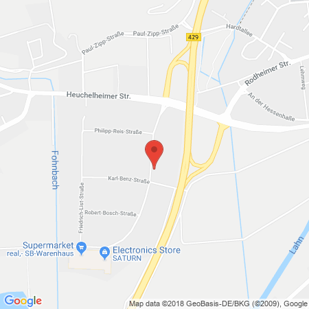 Position der Autogas-Tankstelle: Tankstelle Gießen-gottlieb-daimler in 35398, Gießen
