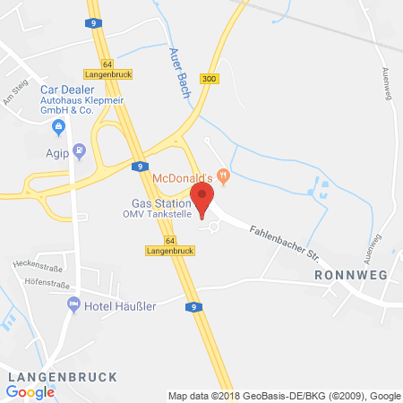 Position der Autogas-Tankstelle: OMV Tankstelle in 85084, Reichertshofen