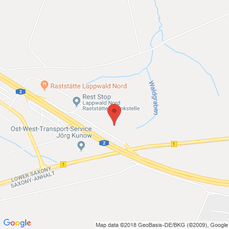 Position der Autogas-Tankstelle: Aral Tankstelle, Bat Lappwald Nord in 38350, Helmstedt