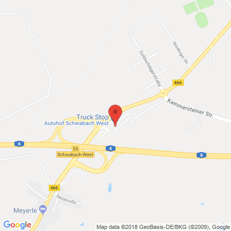 Position der Autogas-Tankstelle: Aral Tankstelle in 91126, Kammerstein