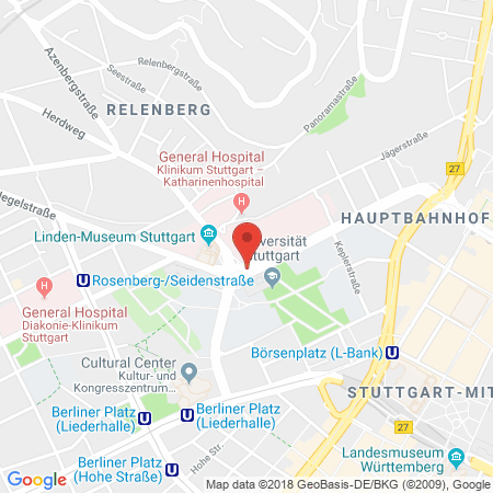 Standort der Tankstelle: Agip Tankstelle in 70174, Stuttgart