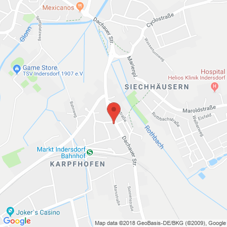 Standort der Tankstelle: BK-Tankstelle Vogel in 85229, Markt Indersdorf