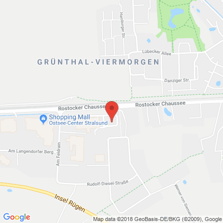 Standort der Tankstelle: CITTI Tankstelle in 18437, Stralsund