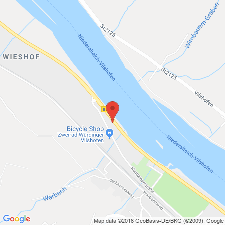 Position der Autogas-Tankstelle: Esso Tankstelle in 94474, Vilshofen