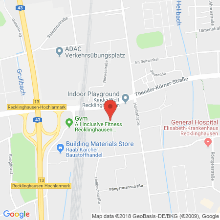 Standort der Autogas Tankstelle: Magdalena Dietz KG in 45661, Recklinghausen-Süd