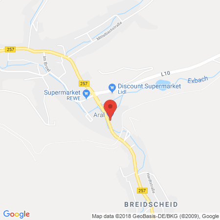 Standort der Tankstelle: ARAL Tankstelle in 53518, Adenau