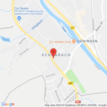 Standort der Tankstelle: ARAL Tankstelle in 66119, Saarbrücken