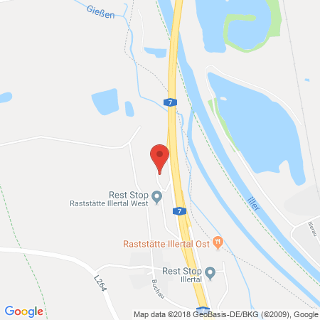 Standort der Tankstelle: AVIA Tankstelle in 88451, Dettingen an der Iller