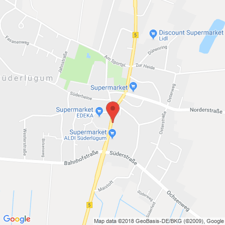 Standort der Tankstelle: team Tankstelle in 25923, Süderlügum