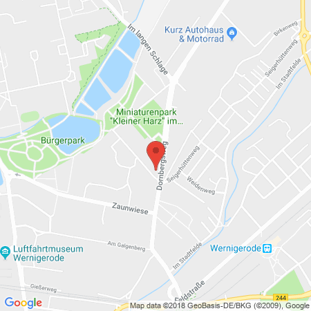 Position der Autogas-Tankstelle: Supermarkt Wernigerode in 38855, Wernigerode