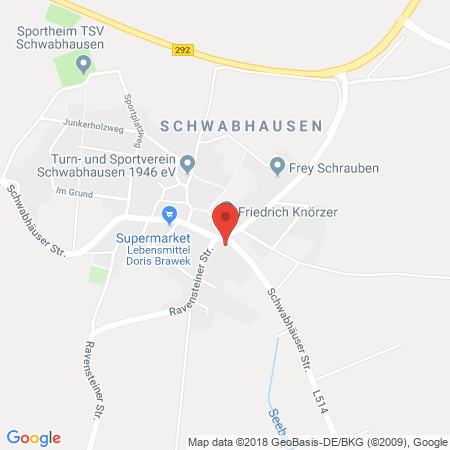 Position der Autogas-Tankstelle: AVIA Tankstelle in 97944, Boxberg-schwabhausen