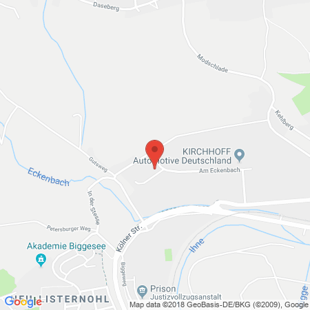 Standort der Tankstelle: Raiffeisen Tankstelle in 57439, Attendorn