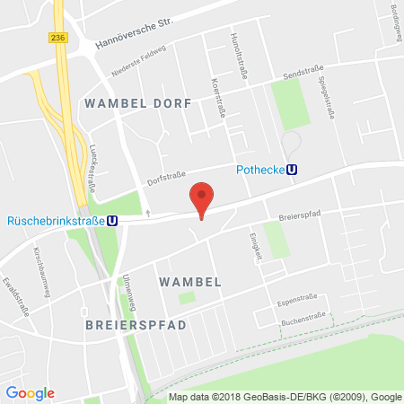 Position der Autogas-Tankstelle: Aral Tankstelle in 44143, Dortmund