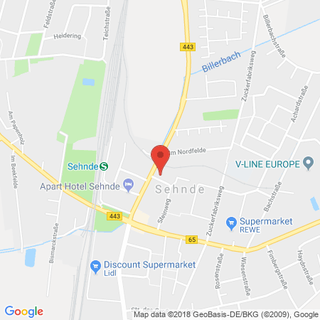 Position der Autogas-Tankstelle: Deppe Gmbh, Freie Tankstellen Station Sehnde in 31319, Sehnde