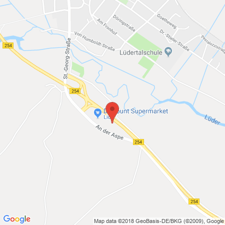Standort der Tankstelle: ARAL Tankstelle in 36137, Großenlüder