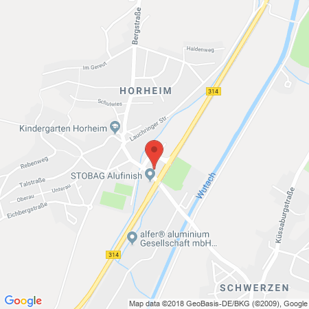 Standort der Tankstelle: BFT Tankstelle in 79793, Wutöschingen-Horheim