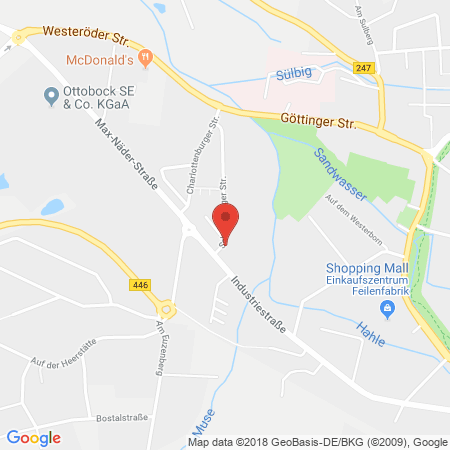 Position der Autogas-Tankstelle: Marion Blochmann Autogas-Tankstelle in 37115, Duderstadt