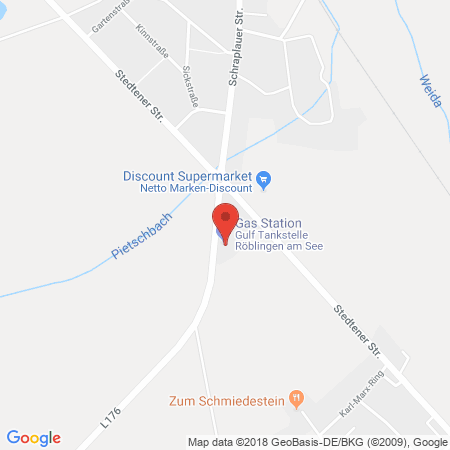 Standort der Tankstelle: GULF Tankstelle in 06317, Seegebiet Mansfelder Land