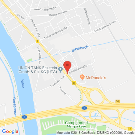 Standort der Tankstelle: ARAL Tankstelle in 63801, Kleinostheim