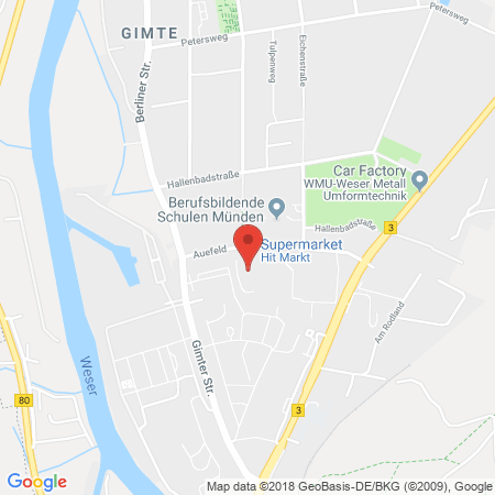 Standort der Tankstelle: Raiffeisen Tankstelle in 34346, Hann. Münden