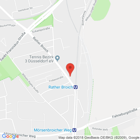 Standort der Tankstelle: JET Tankstelle in 40472, DUESSELDORF