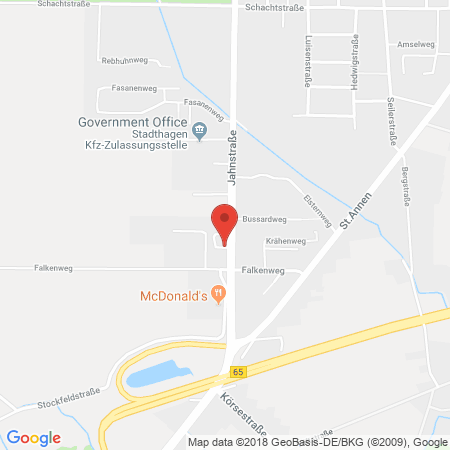 Position der Autogas-Tankstelle: Shell Tankstelle in 31655, Stadthagen