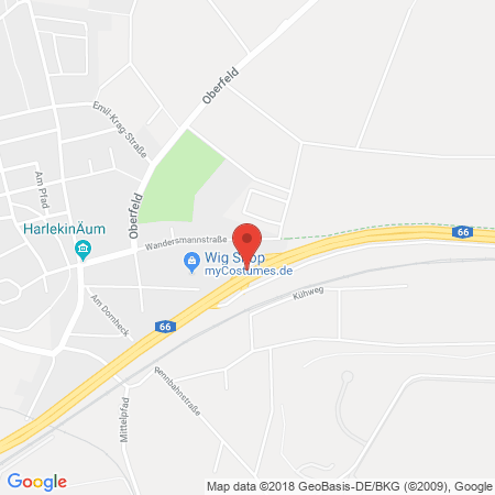 Position der Autogas-Tankstelle: Aral Tankstelle in 65205, Wiesbaden
