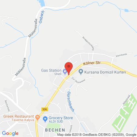 Standort der Tankstelle: Shell Tankstelle in 51515, Kuerten