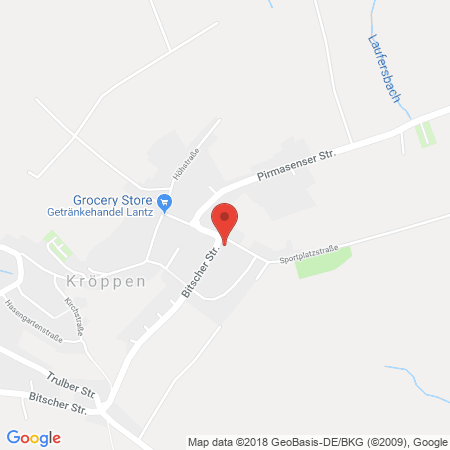 Standort der Tankstelle: BFT Tankstelle in 66957, Kröppen