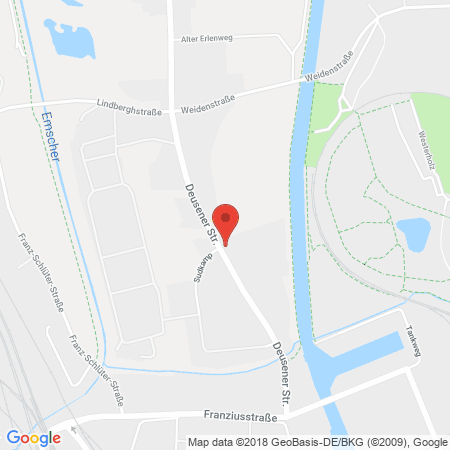Position der Autogas-Tankstelle: Freie Tankstelle in 44369, Dortmund