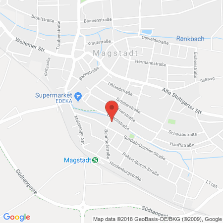 Standort der Tankstelle: ARAL Tankstelle in 71106, Magstadt