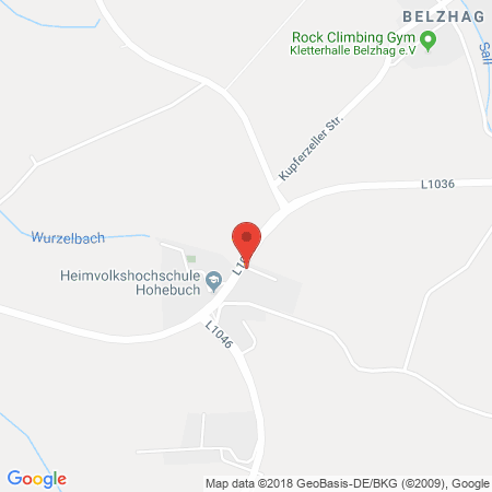 Position der Autogas-Tankstelle: Shell Tankstelle in 74638, Waldenburg