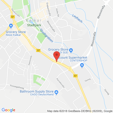 Position der Autogas-Tankstelle: Freie Tankstelle Berns in 47546, Kalkar