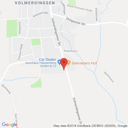 Position der Autogas-Tankstelle: AVIA Tankstelle in 32549, Bad Oeynhausen